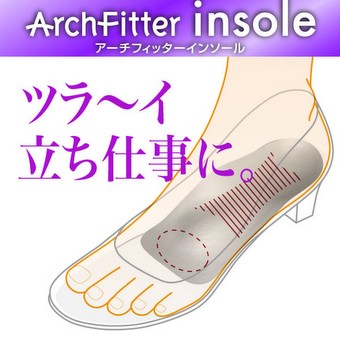 アーチフィッターインソール 立ち仕事用