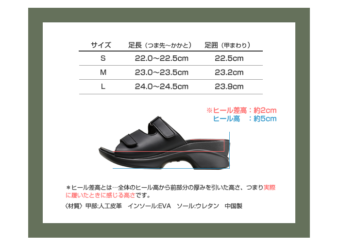 サイズ表