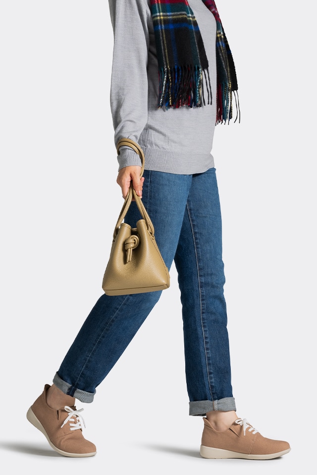 160膝楽レースアップ