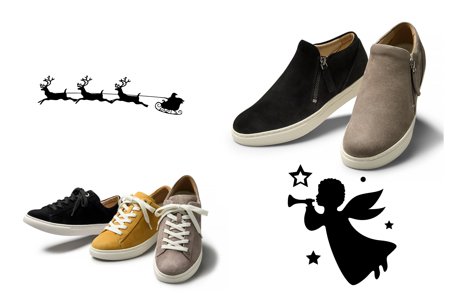 極美品】AKAISHI サイドジップ コンフォート スニーカー 23cm アサヒ